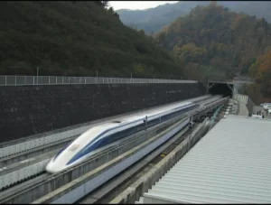 Magnetic Levitation Train in tunnels